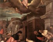 雅格布 巴萨诺 : St Roche Among The Plague Victims And The Madonna In Glory